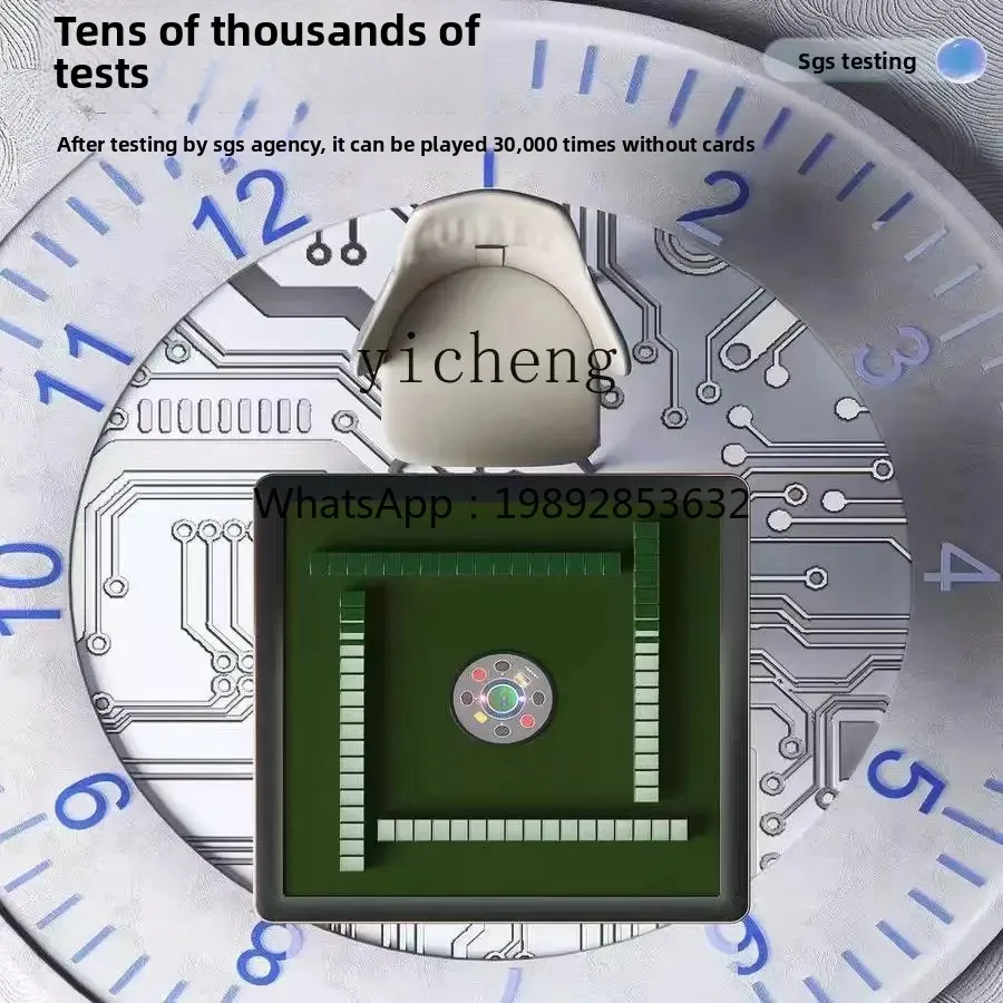 Rotor coaster with its own heating four-port machine automatic folding mahjong machine