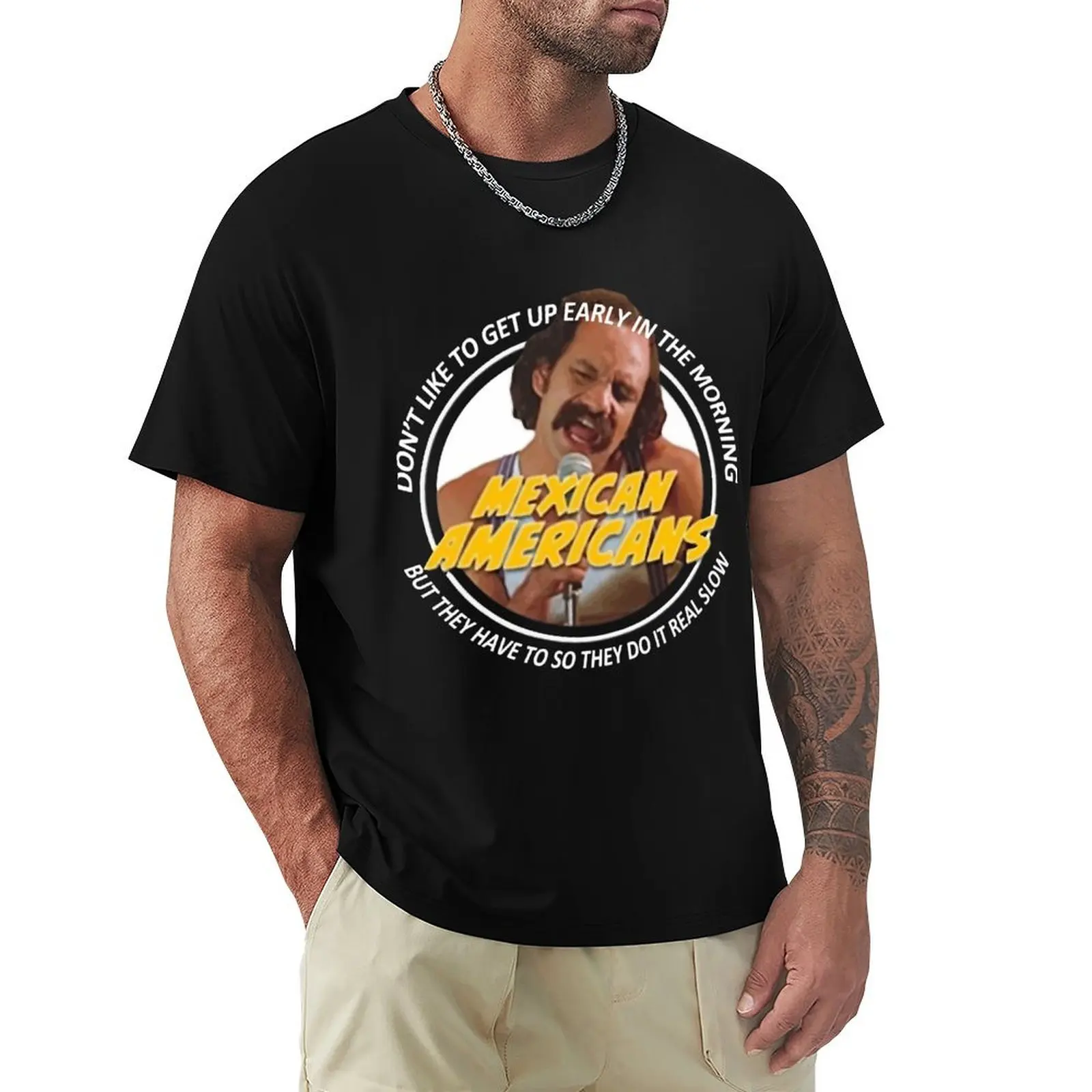

Funny Gifts For Cheech And Chong Retro Vintage T-Shirt Relaxed Fit Casual Short Sleeve Top