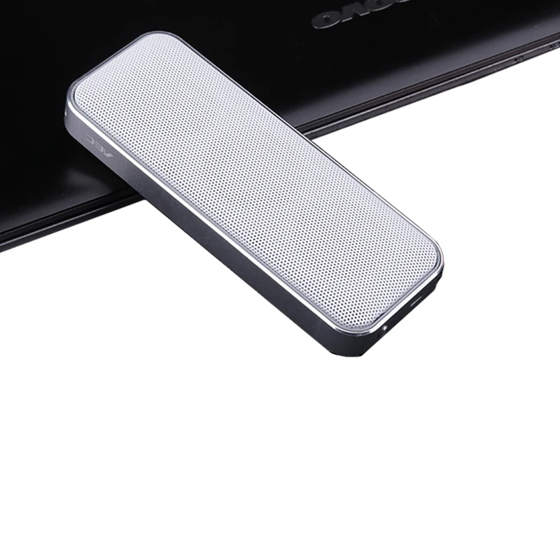 

BT202 Wireless Mini Bluetooth Speaker Portable Ultra-thin Metal Stero Speaker Whith MIC Support Handsfree Outdoor Speaker
