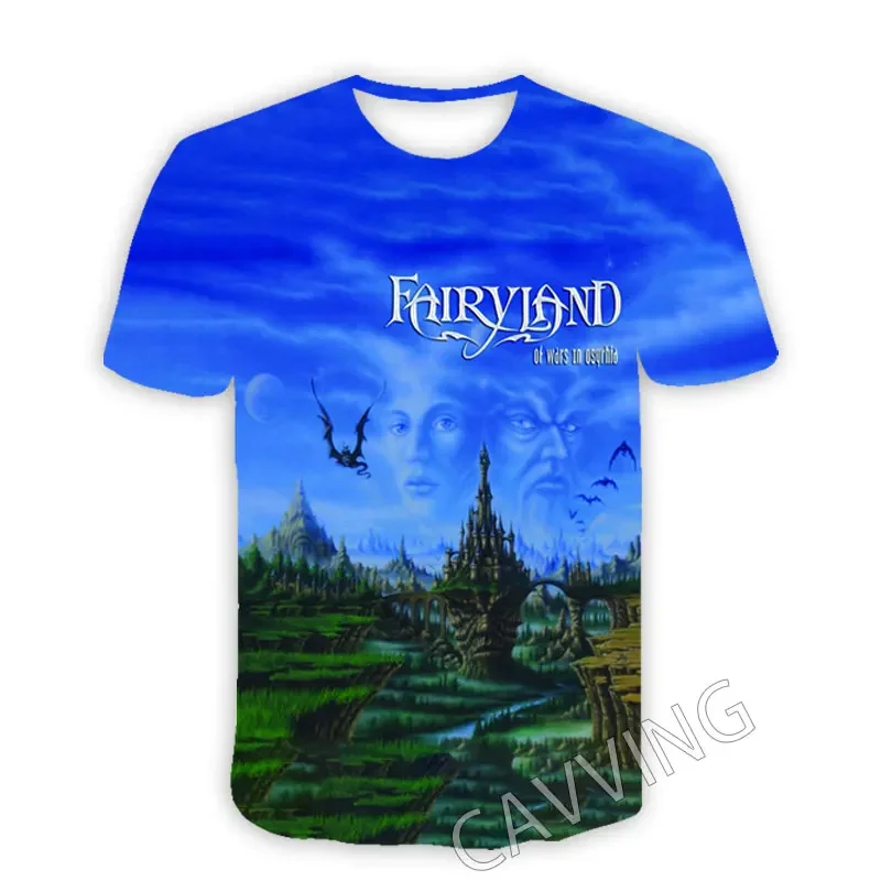 Fairyland Band  3D Printed  Casual T-shirts Hip Hop Tee Shirts Harajuku Styles Tops Fashion Clothing  for Women/men