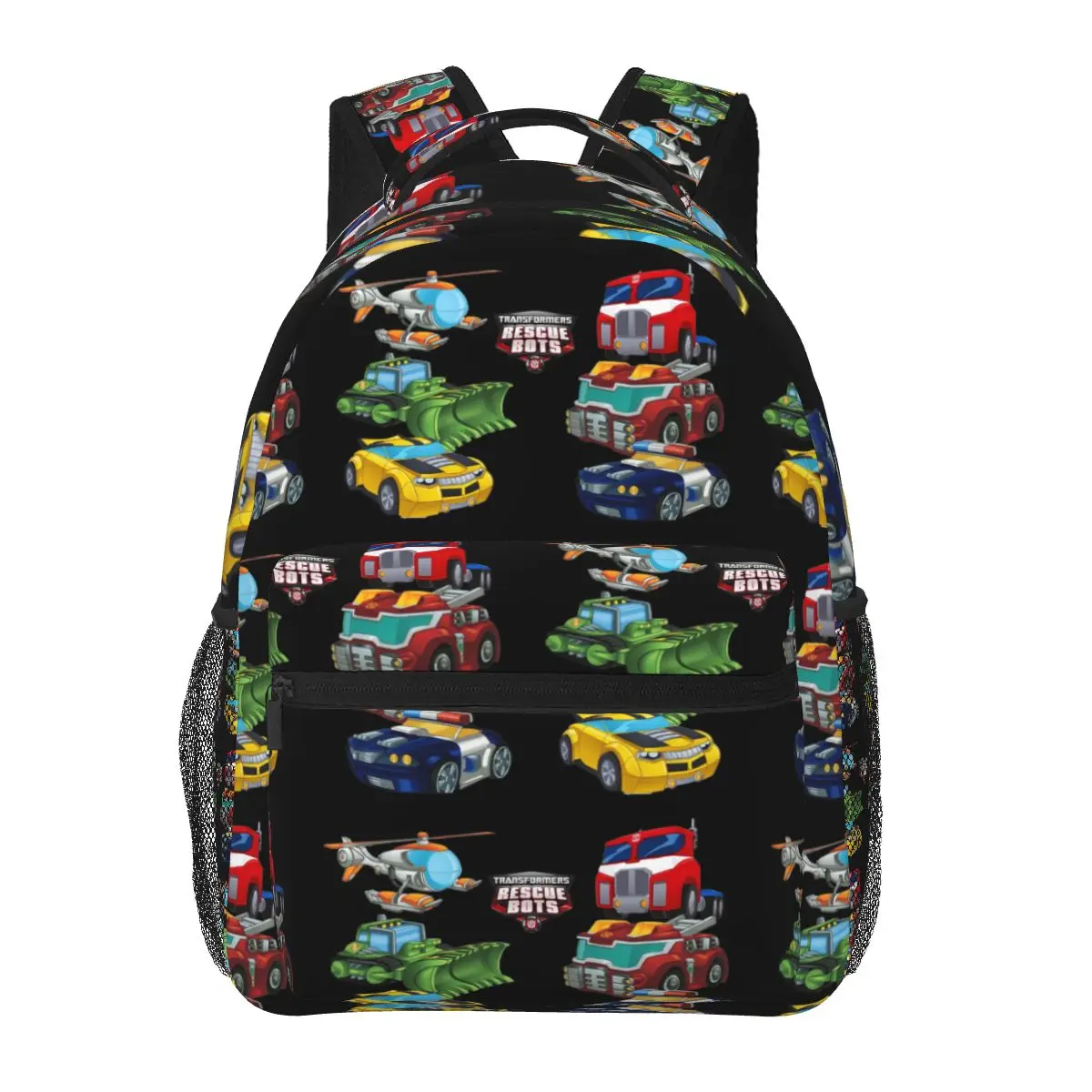 Transformers Rescue Bots Vechicles Backpacks Boys Girls Bookbag Students School Bags Cartoon Travel Rucksack Shoulder Bag