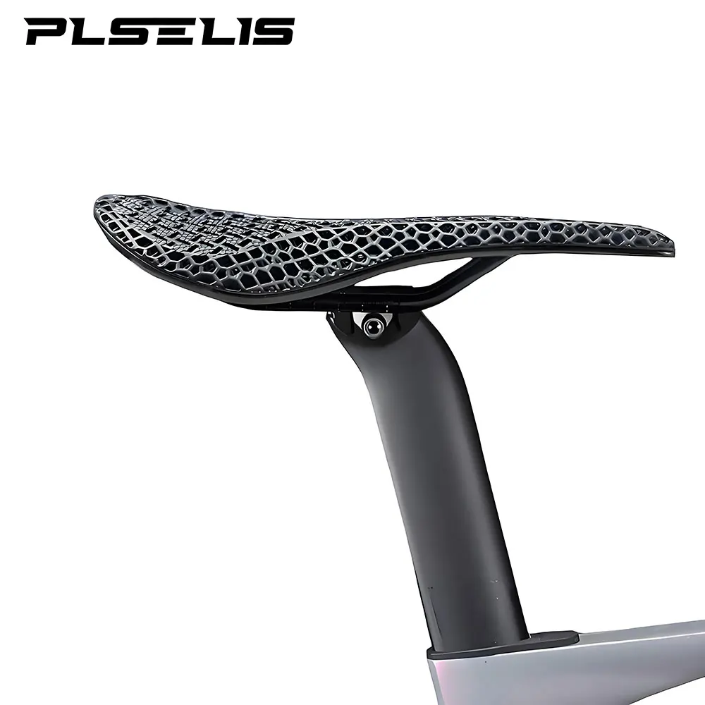 Plselis　超軽量カーボンサドル Plselis 自転車カーボンサドル 3D 印刷サドル 245*150 ミリメートル超