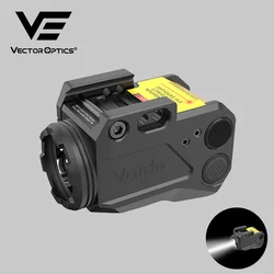 Vector Optics Constant / Strobe Tactical Pistol Gun Red Laser Light Flashlight Compact White LED IPX4 500 Lumens Gun Acsessories