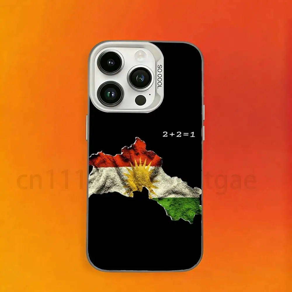 K-Kurdistan Flag Phone Case For iPhone 17,16,15,14,13,12,11,Pro,Max,Plus,Mini, Matte Shockproof Case