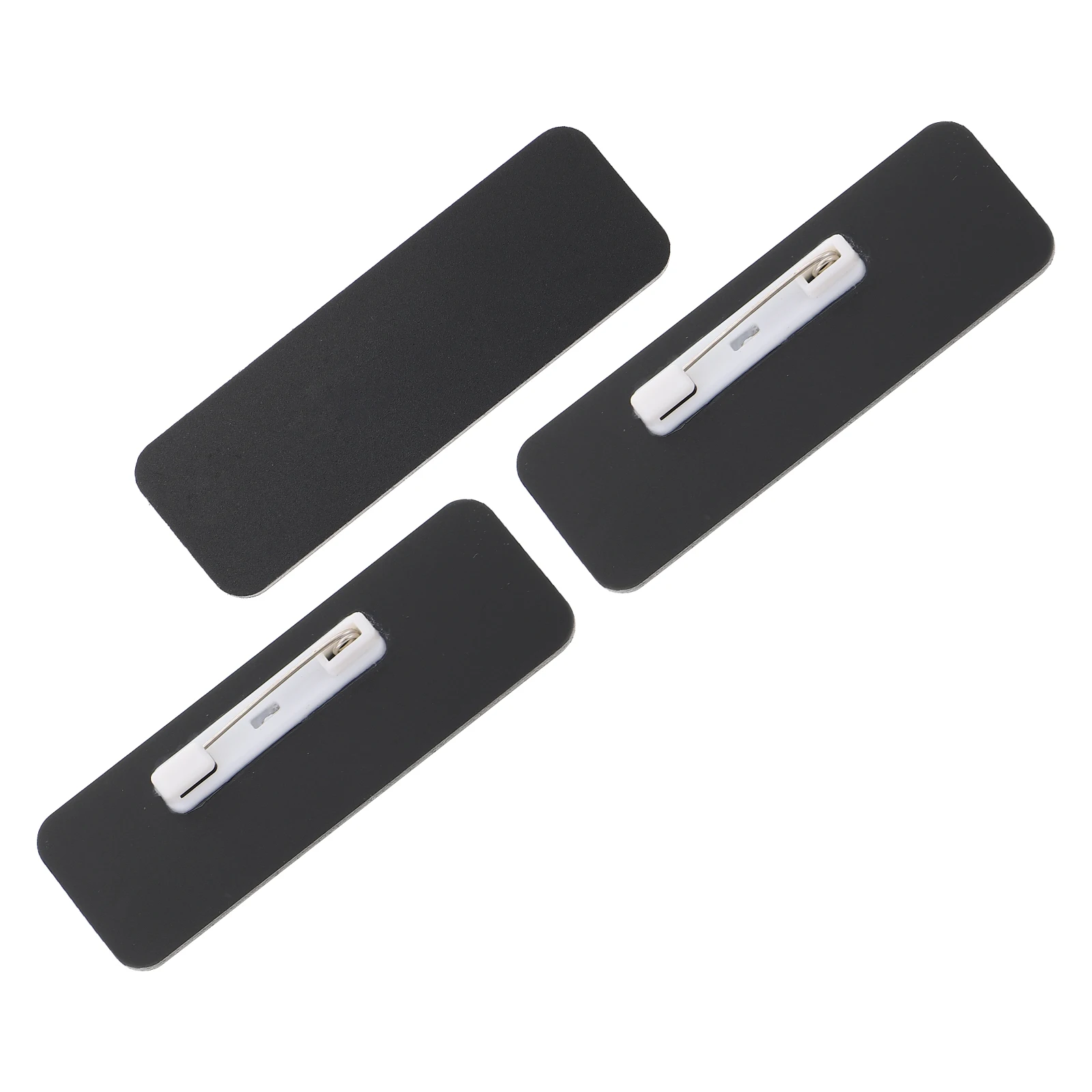 3 шт. пластиковые бирки с именем «сделай сам», пустые идентификационные значки для школы, офиса, кофейни, табличка с именем для персонала, нагрудные булавки, именные бирки