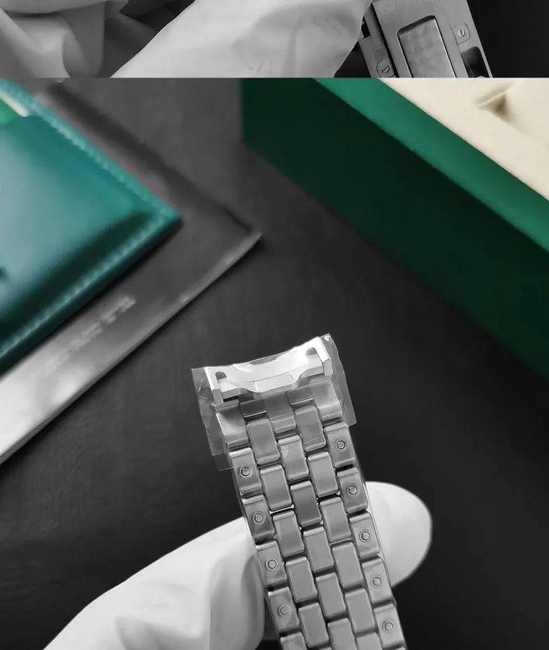 FUYIJIA мужские часы IW-C PILOTS на заказ оригинальные ремешки для часов 20 мм 21 мм быстросъемный ремешок из нержавеющей стали складной браслет с пряжкой