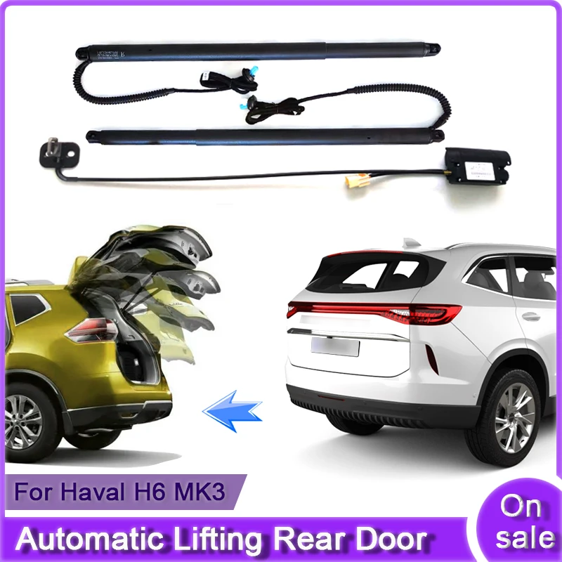 For Haval H6 MK3 2021~2024 Car Electric Tailgate Lift System Kit Auto Tail Gate Opener Automatic Lifting Rear Door