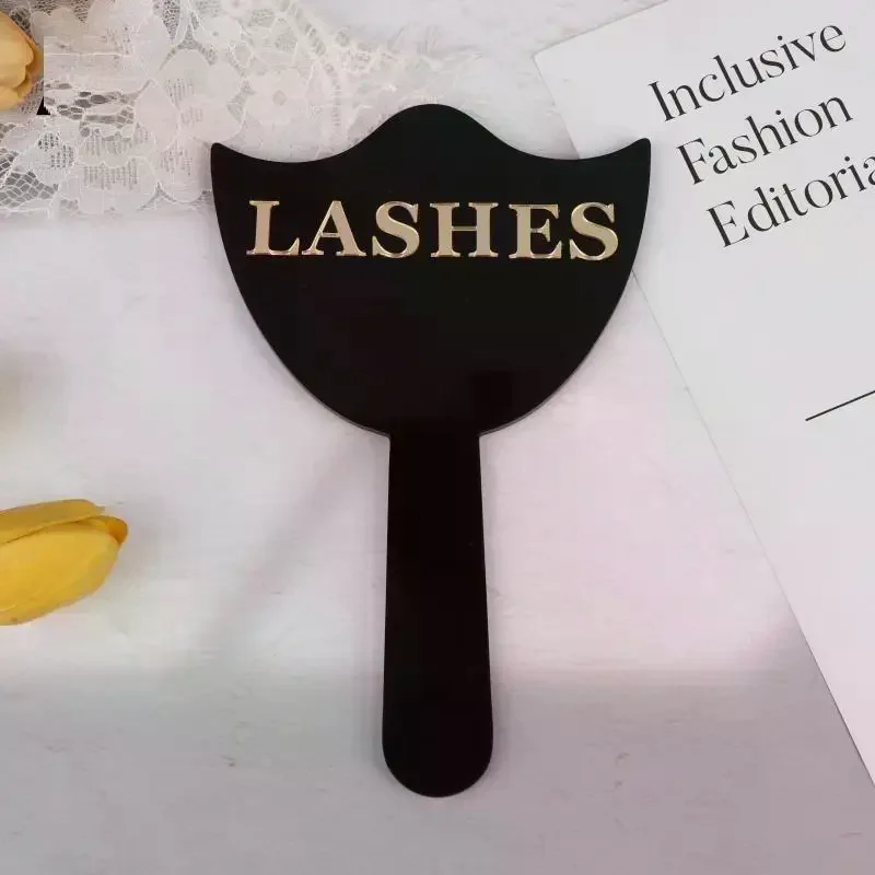 مرآة تمديد رموش احترافية مع مقبض للرموش الدقيقة وصالونات المكياج لتزيين فني الرموش صور الدعامة