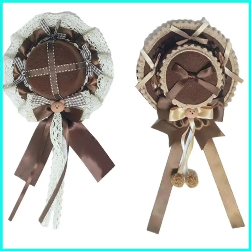 

Gothic Lolitas Top Hat Hair Clips Headdress Subculture Hair Accessories Cosplay