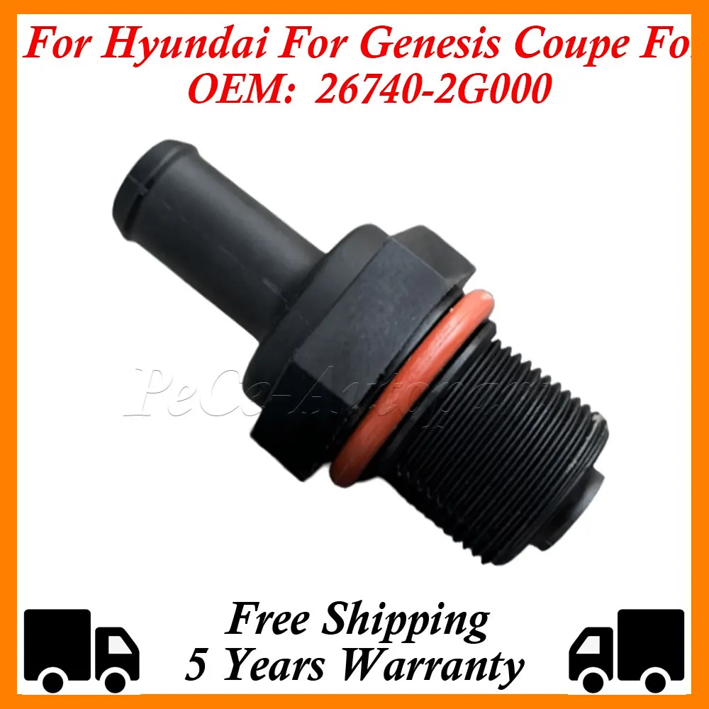 267402G000 26740-2G000 para conjunto de válvula PCV para Hyundai Coupe 12-13 Elantra 10-15 Sonata 2008-2015 Tucson 2010-2015