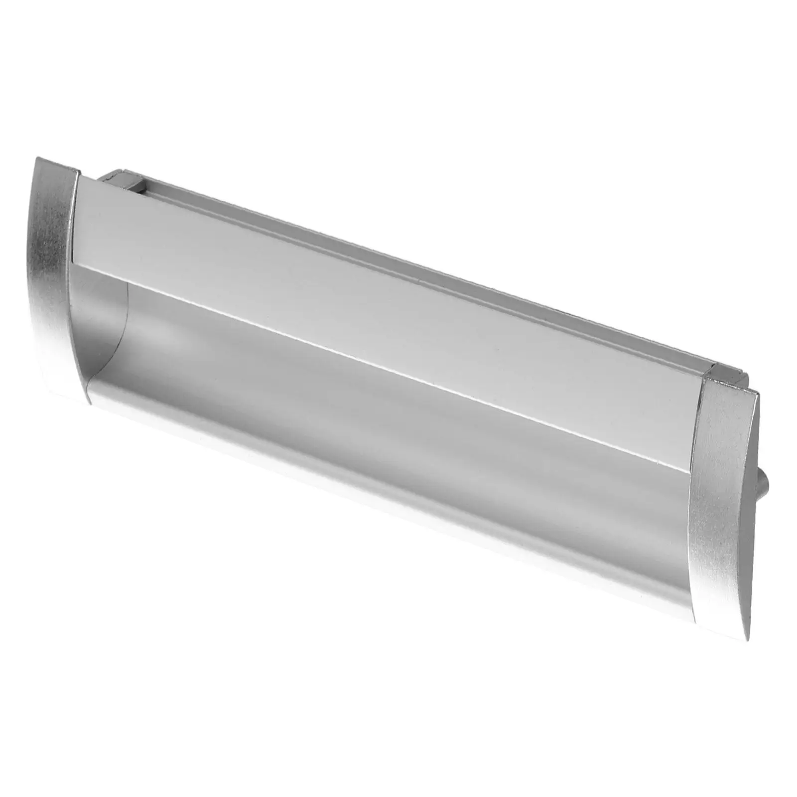 Concealed Recessed Handle Aluminum Alloy Hidden Door Hardware Flush Mount for Sliding Barn Doors Pocket Doors Closets
