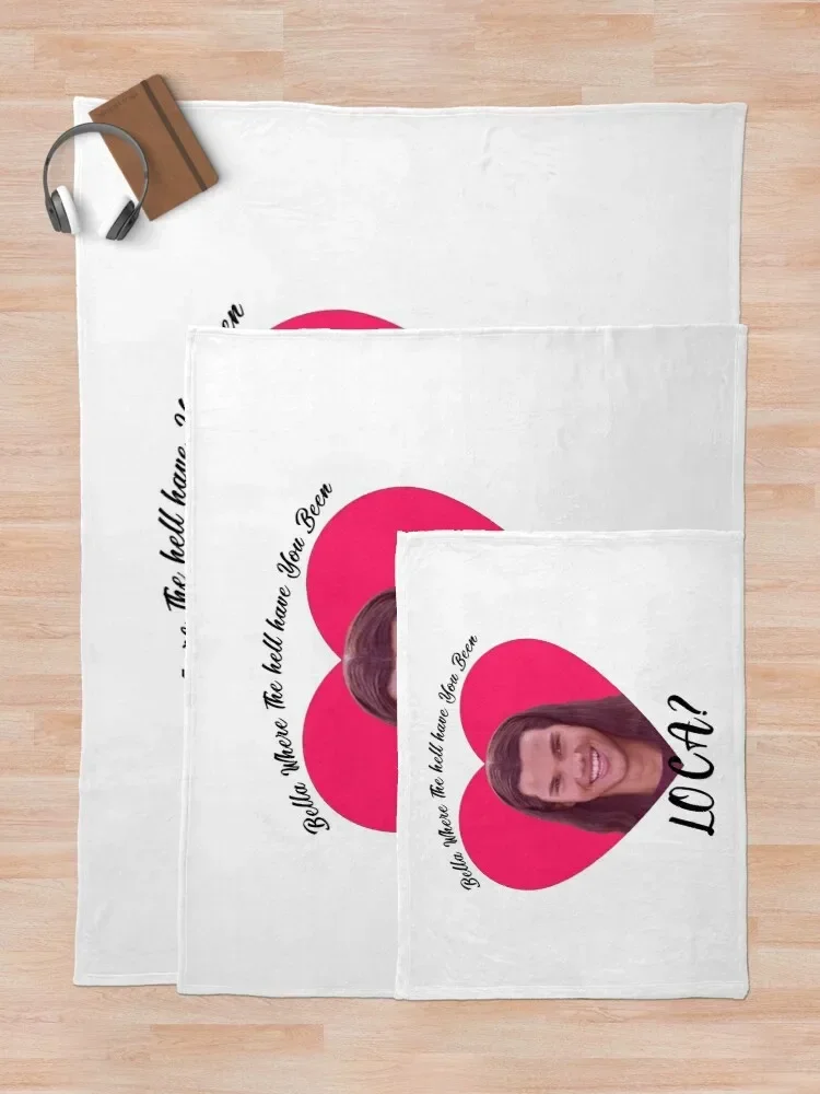 بطانية قطنية للأريكة ، بيلا حيث الجحيم كنت لوكا ، ميم الشفق مضحك ، بطانية رمي فروي #4