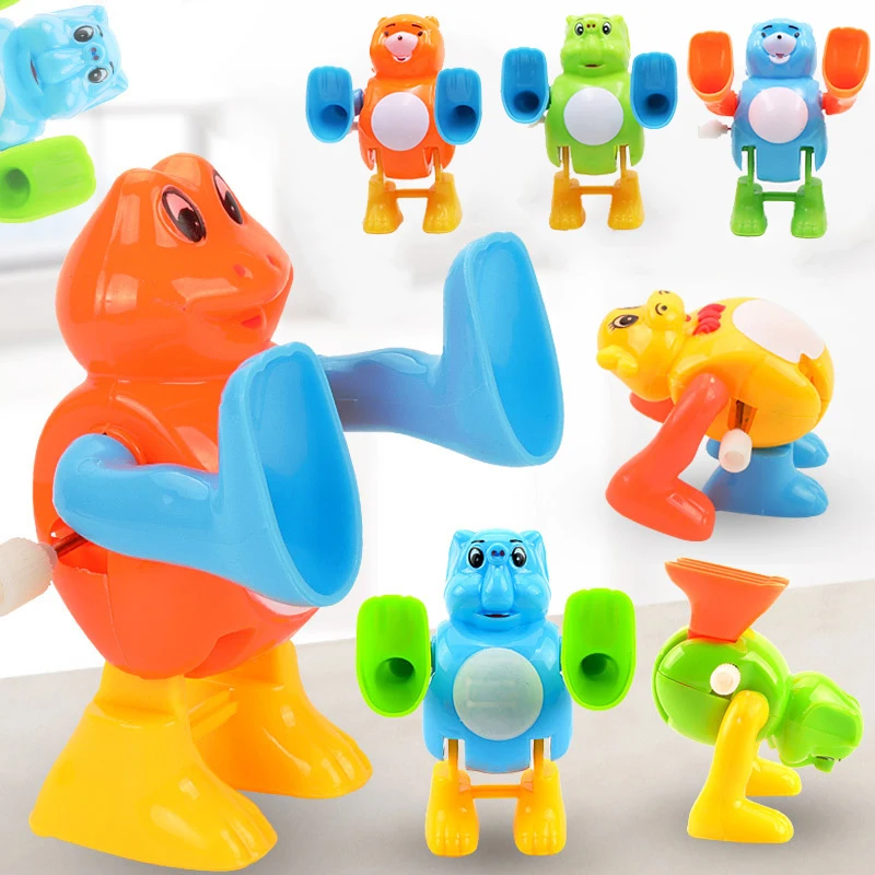 

1/5pcs Children's Creative Somersault Clockwork Toys Cartoon Animal Winding Up Rotary Somersault Sport Toy Game Interactive Toy