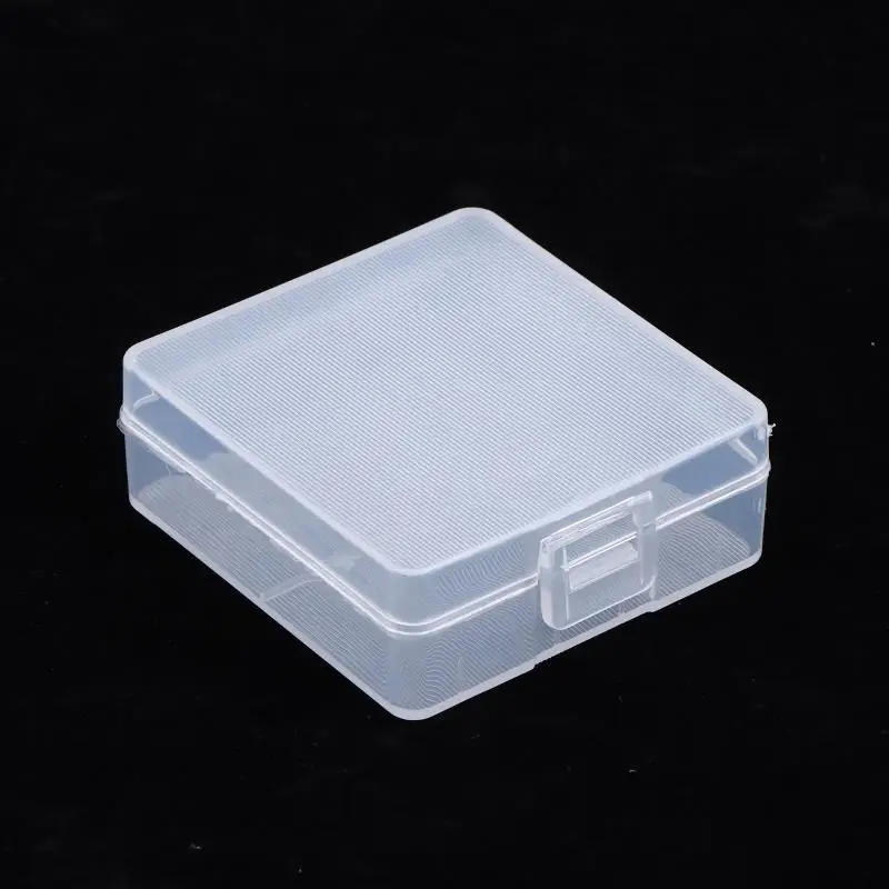 9V Battery Cell Holder Transparent Plastic Storage Case Set of 5 Anti Loss Container for Electronics Hobbyist