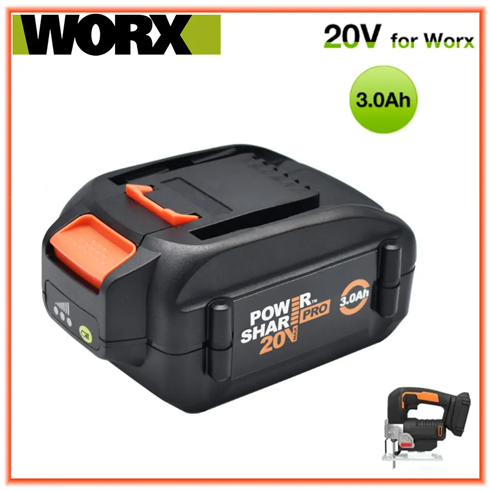 For WORX brand new genuine WA3578 - PowerShare 20V 5.0AH/6.0AH lithium-ion large-capacity battery