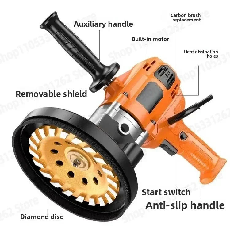 High Power Concrete Coarse Mill Cement Grinding Machine Cement Column Grinding Terrazzo Grinding Machine
