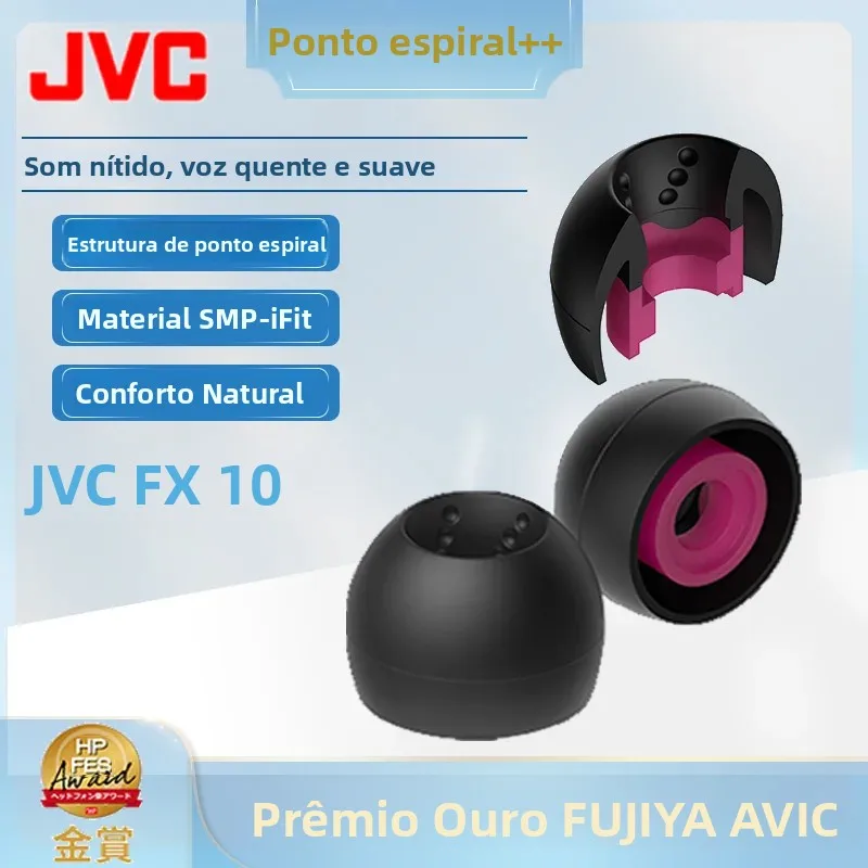 日本-jvc-スパイラルドット-fx10-ゴールドアワード-スパイラルドット-イヤープラグ-シリコンイヤーキャップ-シリコンイヤーチップ-インイヤーヘッドホン-イヤープラグ-イヤホン