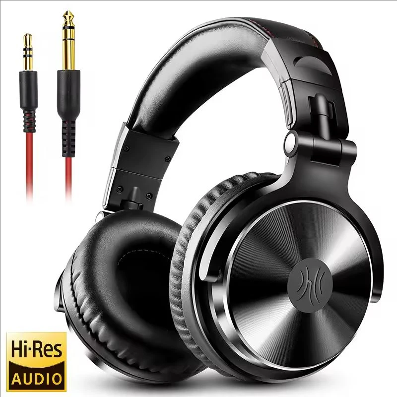 

Pro 10 Over Ear Headphones Hifi Studio DJ Headphone Wired Monitor Music Headset Earphone With Mic For Phone Computer PC