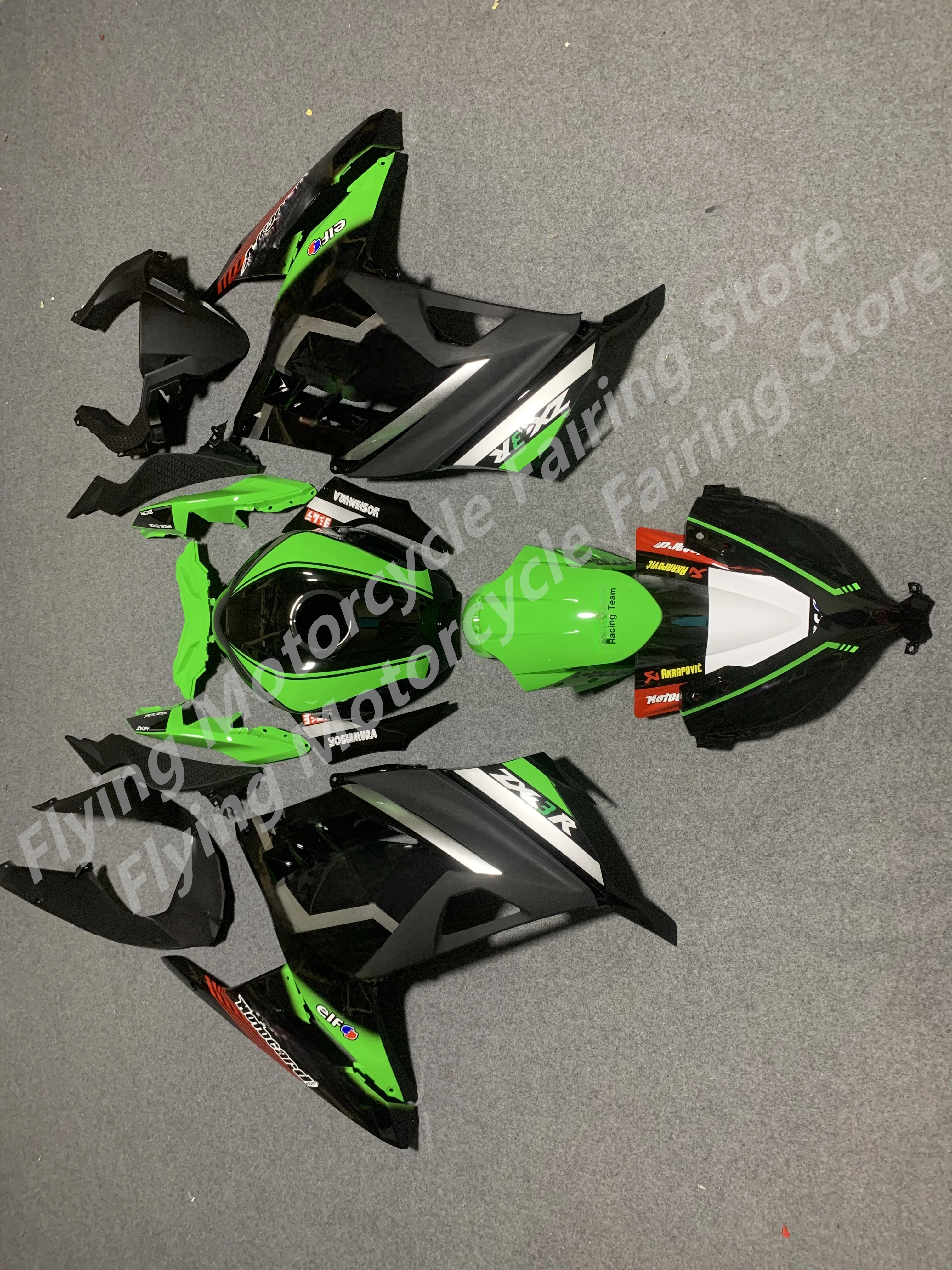 

Обтекатель для мотоциклов kawasaki NINJA300 ZX300 2013-2015 ZX300R NINJA300 13-15, зеленый, черный, белый обтекатель