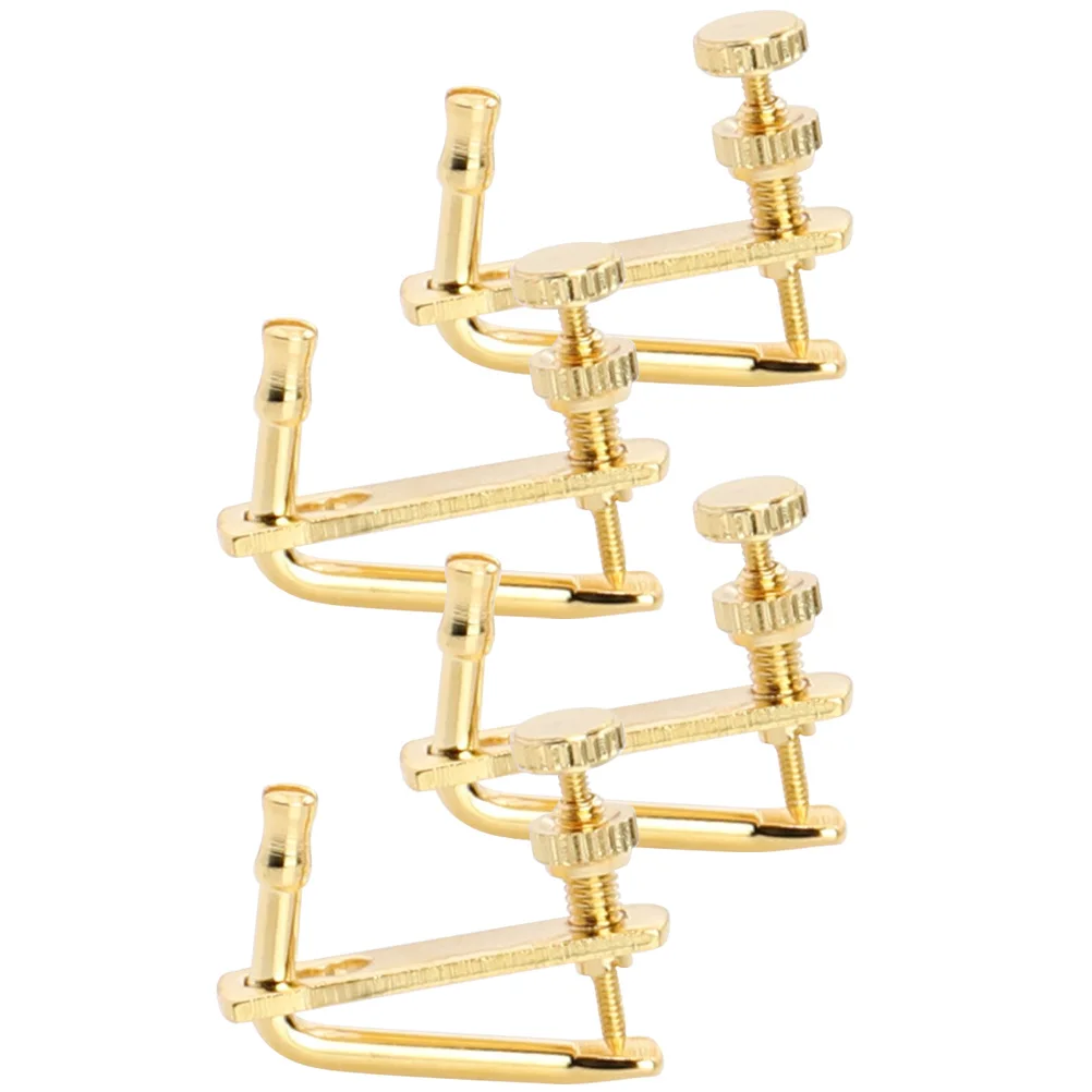 

4Pcs Violin Fine Tuners Reliable Metal Alloy Trimmer Supplies Component CostEffective Stability String Vibration Easy