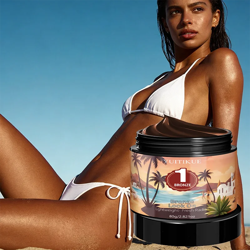 Vacation Sunless Tanning Lotion 1 Bronze Lightweight Fresh Radiant Even Tone Hydrating Facial Body Self Tanner Cream 80g