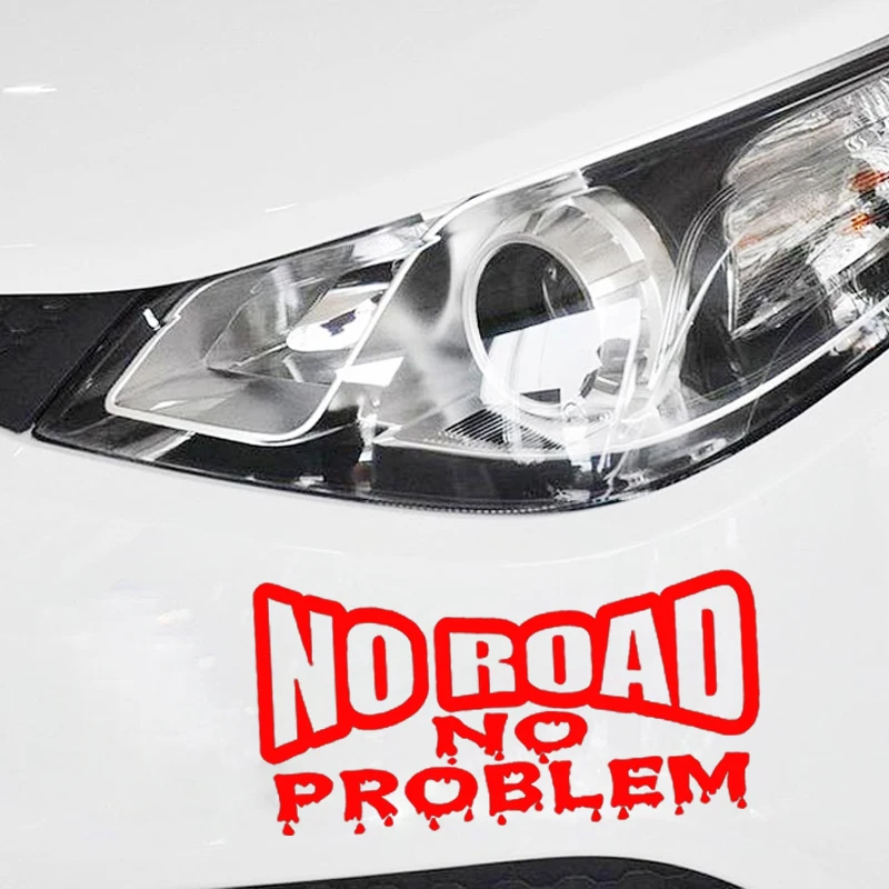 

Виниловая наклейка-деколь для грузовика 350 Truck Offroad 4x4 Diesel 2500 с надписью "Без дороги - без проблем"