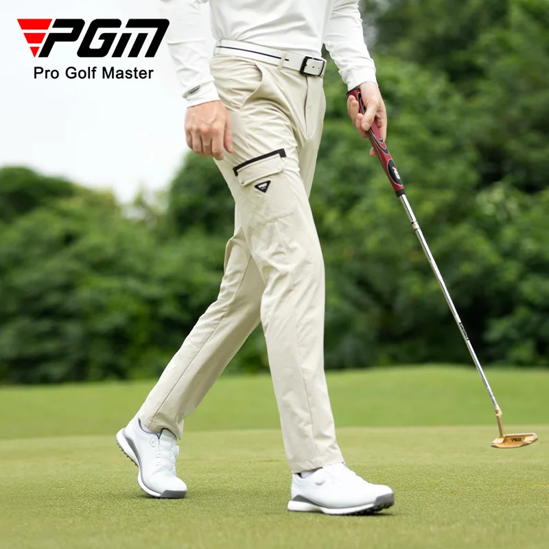 PGM Men Golf Pants Spring Summer Clothing High Elasticity Sports Trousers Casual Breathable KUZ165 Wholesale