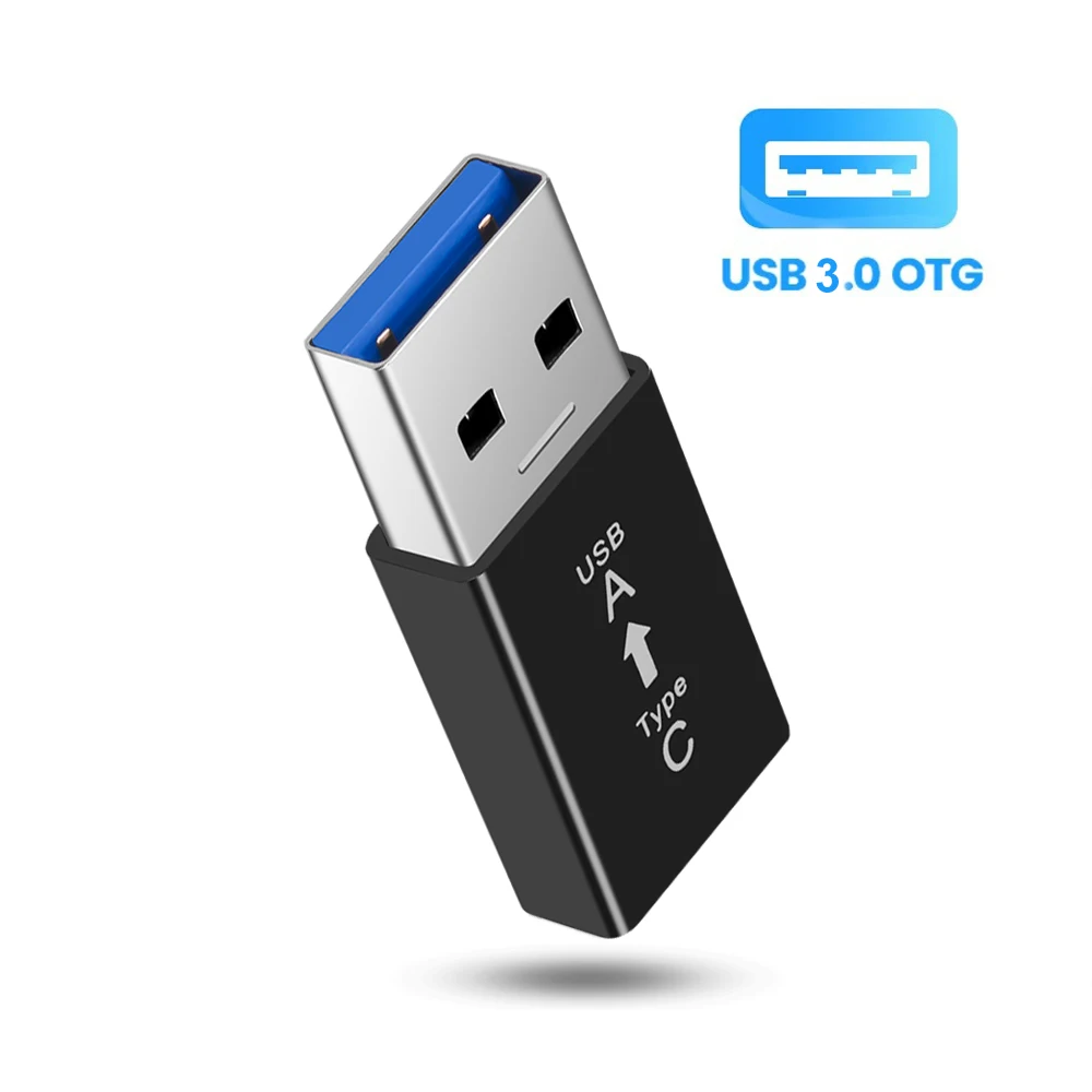 Переходник с USB C на USB A, OTG Type C адаптер для зарядного устройства, адаптер питания с USB C «мама» на USB «папа» для iPhone, Samsung, Xiaomi, Redmi, Huawei
