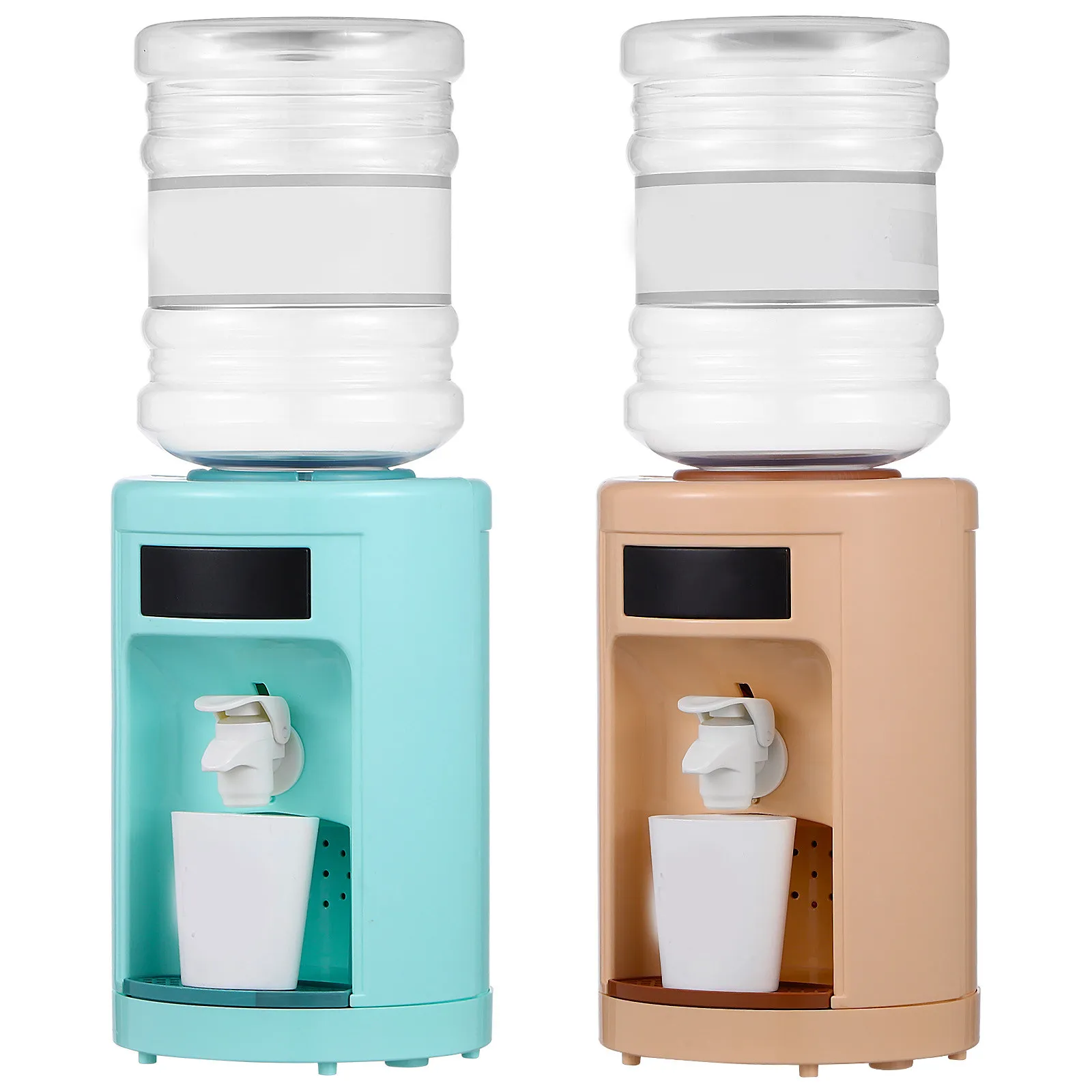 

Набор из 2 мини-диспенсеров для воды: реалистичный фонтанчик для игр в спальне и дома, развивающий воображение и мелкую моторику