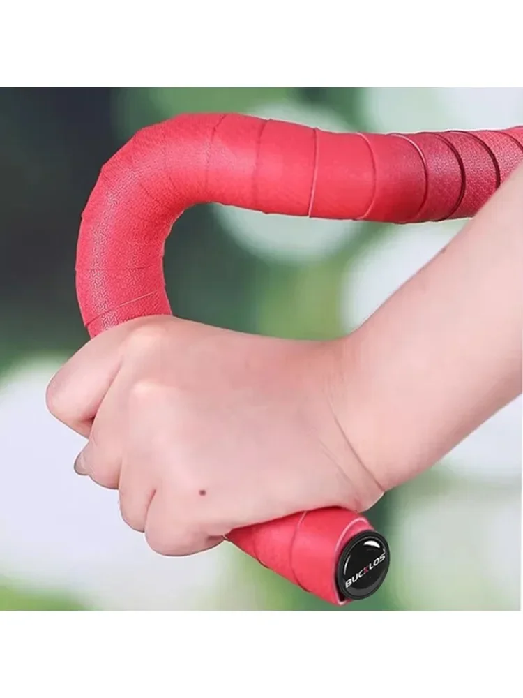 AliExpress BUCKLOS Bucklos Bike Handlebar Tapes Road Cycling Bend Handle Tape Non-Slip Soft Bicycle Bar Tape Racing Bicycle Handle Bar Strap Belts
