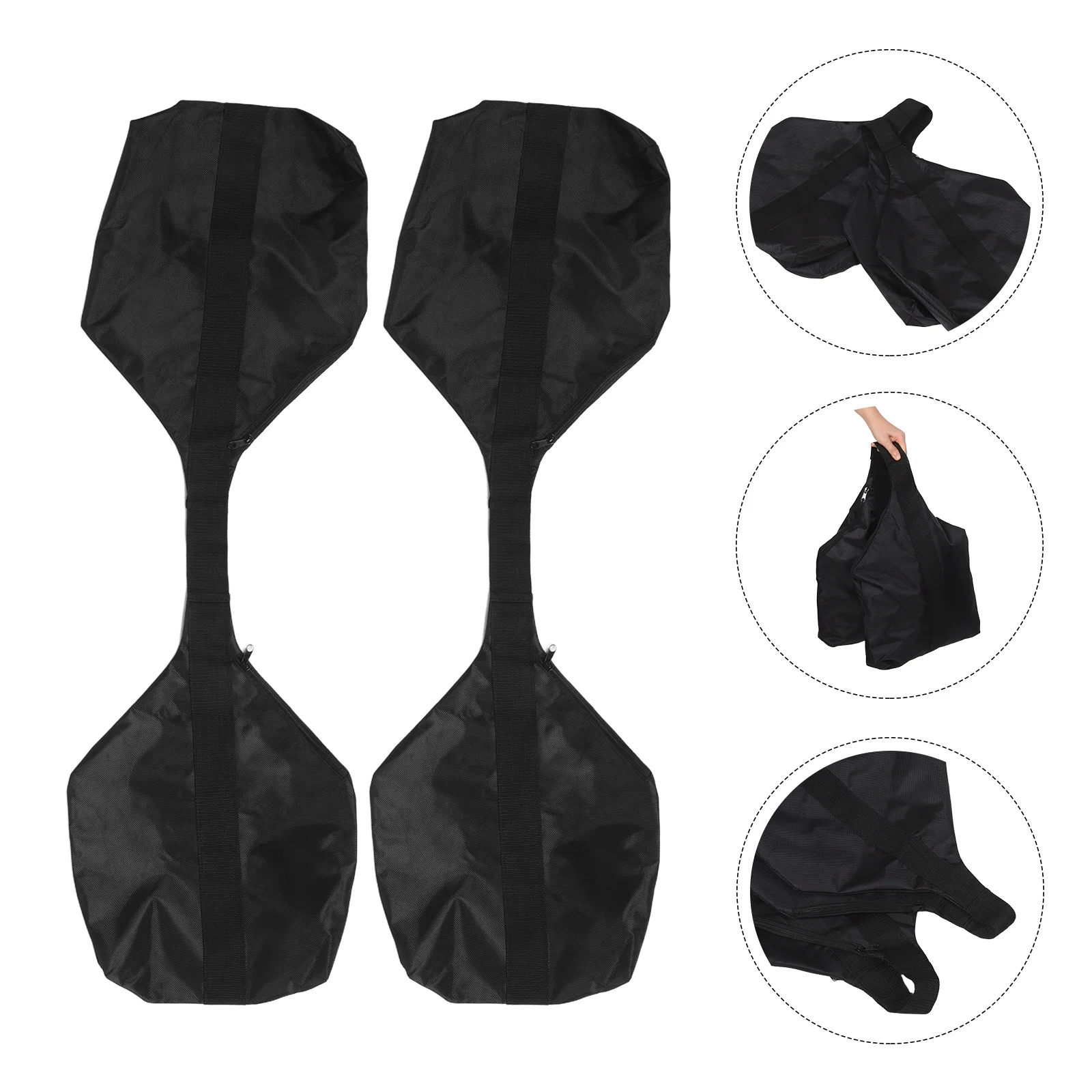 

4Pcs Tent Sand Bags Heavy Duty Oxford Fabric Windproof Canopy Weights for Beach Camping Garden Pop-Up Shelter Sunshade with 30Kg