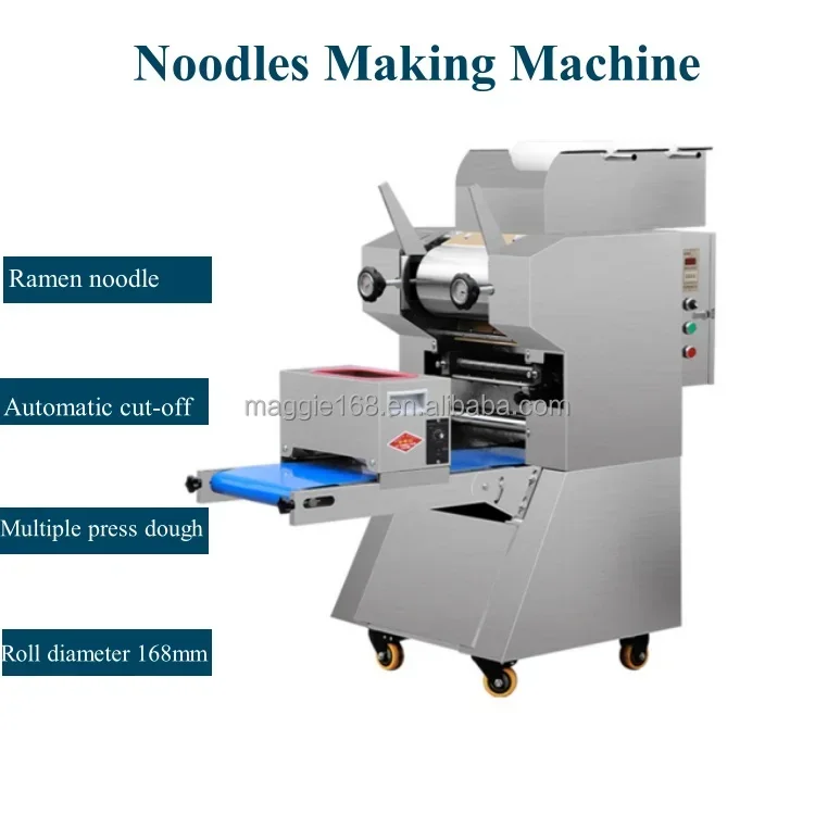Neue Design-Tischnudeln-Pressmaschine, einstellbare Schnittlänge, kommerzielle Ramen-Nudelherstellungs-Schneidemaschine