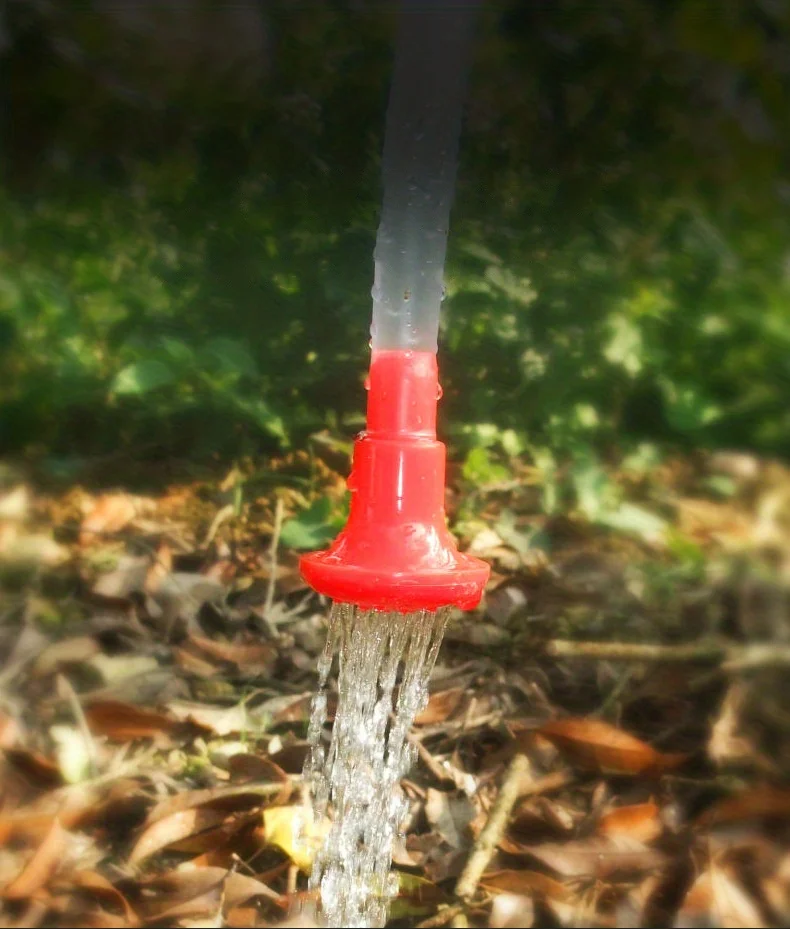 5.28-gallon portable camping shower kit with detachable hose and a switch shower head, perfect for outdoor camping and travel