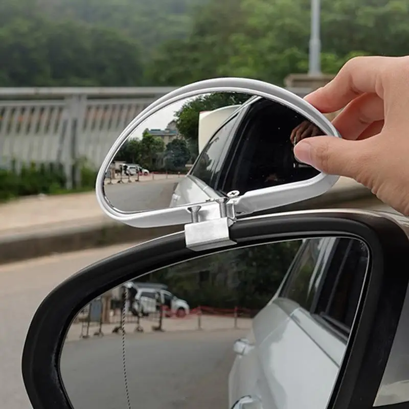 Panoramic Rear View Mirror Adjustable Extended Curved Auxiliary Mirror Vehicle Inside Mirror Blind Spots Mirror For Marine Truck