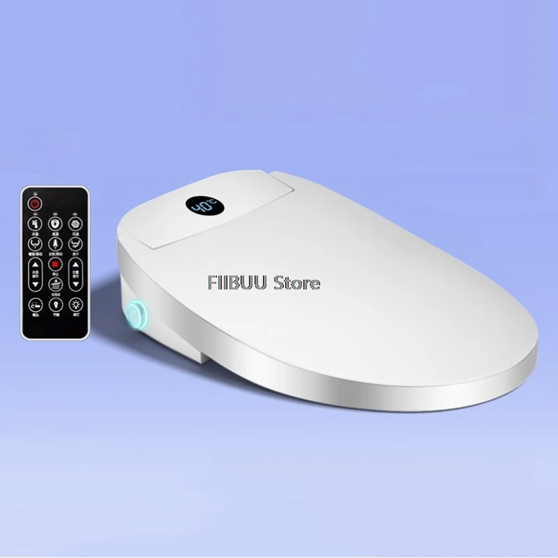 Smart Bidet Toilet Seat with Instant Heating Remote Control Auto Opening Lid Wash Heated Seat Bidet Toilet Cover Warm Air Dryer