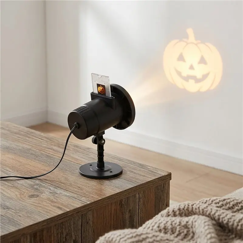 ABUH-Halloween Projector Light Outdoor For Halloween Ghost Projection Lamp For Yard Garden US PLUG