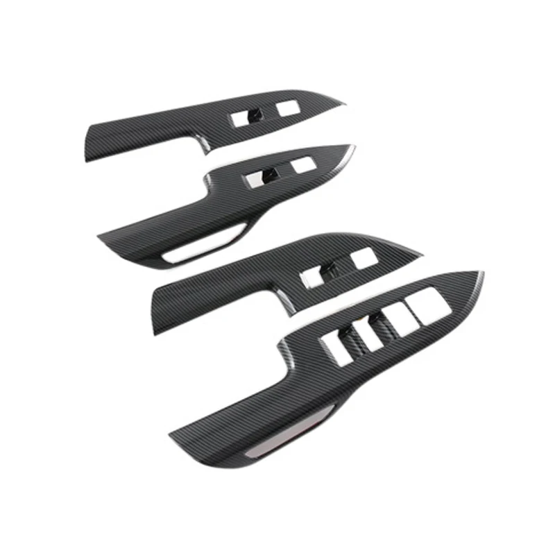 Interior Door Window Switch Panel Cover Trim For Lexus NX250 NX350 NX350h NX450h+ 2022 2023 2024 2025 Carbon Fiber Wood Grain