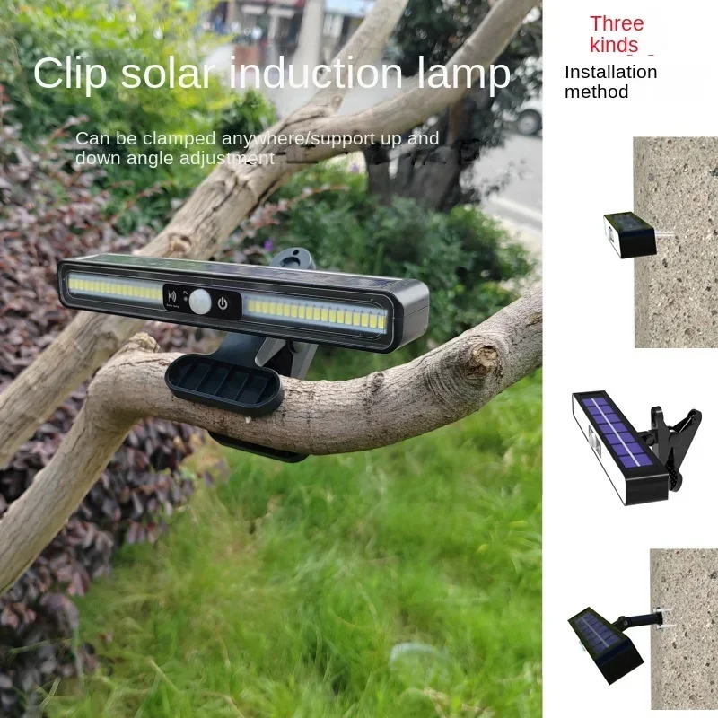 

Solar Lights Warm/white Light IP65 Human Body Induction Decorative Street LightOutdoor Landscape Wall Hanging Light Latest Clip