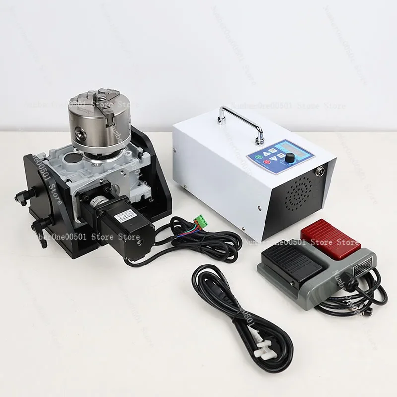 CNC Indexing Rotary Table Welding Positioner Automatic Rotation Equipment 360 Degree Precision Dividing Head with Fixture