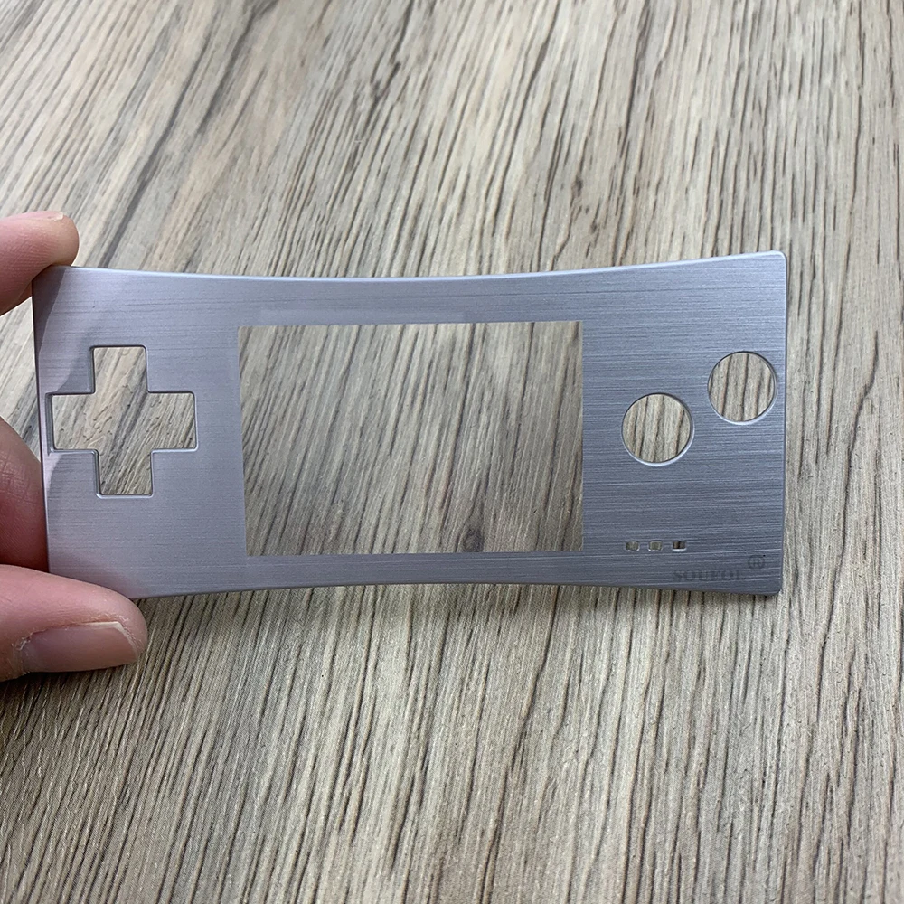 غطاء أمامي غطاء بديل ل GameBoy مايكرو ل GBM الجبهة الإسكان إصلاح جزء