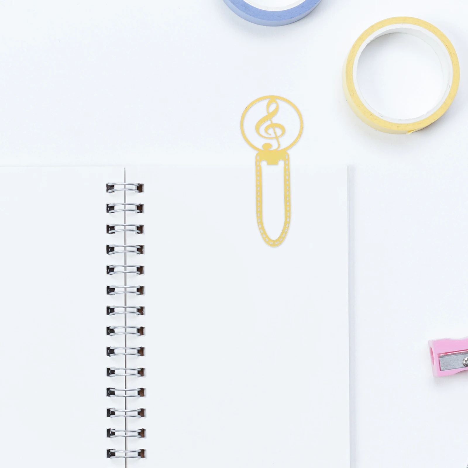 

Metal Hollow Bookmark Unique Bookmarks Vintage Music Themed Party Favors Elegant Design Musical Metal Material Student