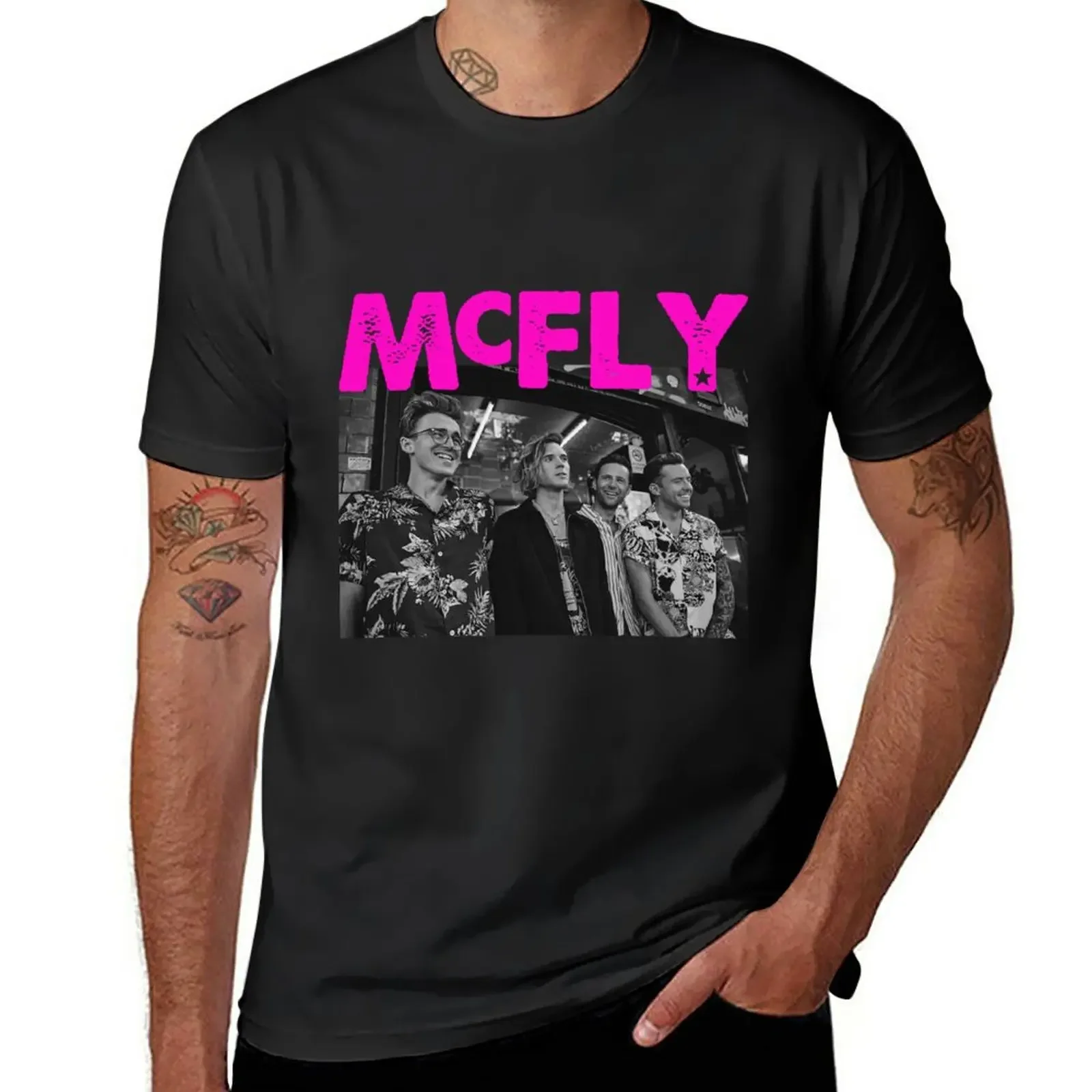 New The Lost Songs Mcfly Band Trending T-Shirt animal print shirt for boys black t shirt t shirts for men cotton