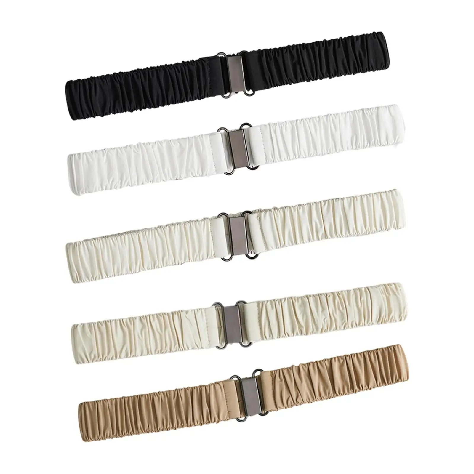 Women Elastic Waist Belt Casual Cinch Belt for Jacket Dress Overcoat Puffer Coat