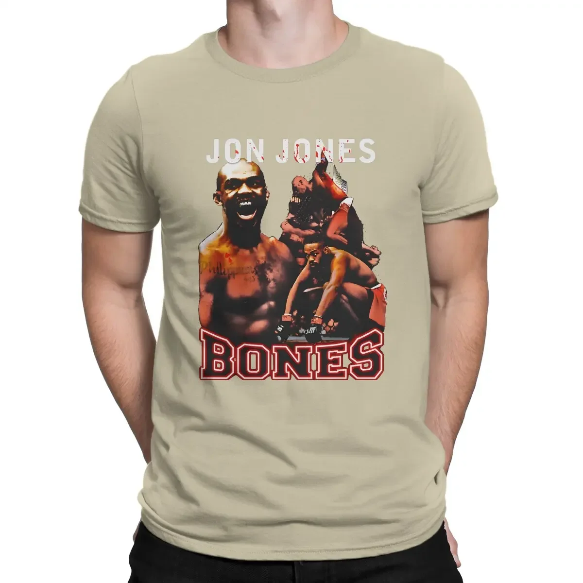 Men's Jon Bones Jones T Shirt Jon  Cotton Clothing Novelty Short Sleeve Crewneck T Shirt Gift Idea Sanitys Falls Sally Face Logo