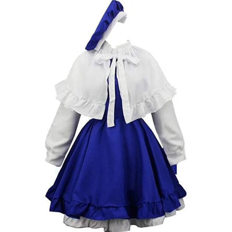 

❤️❤️❤️Poetic Walk Anime Womens Suit Cap Cosplay Costume Party Lolita Dress Maid Halloween Costume❤️⭐️❤️