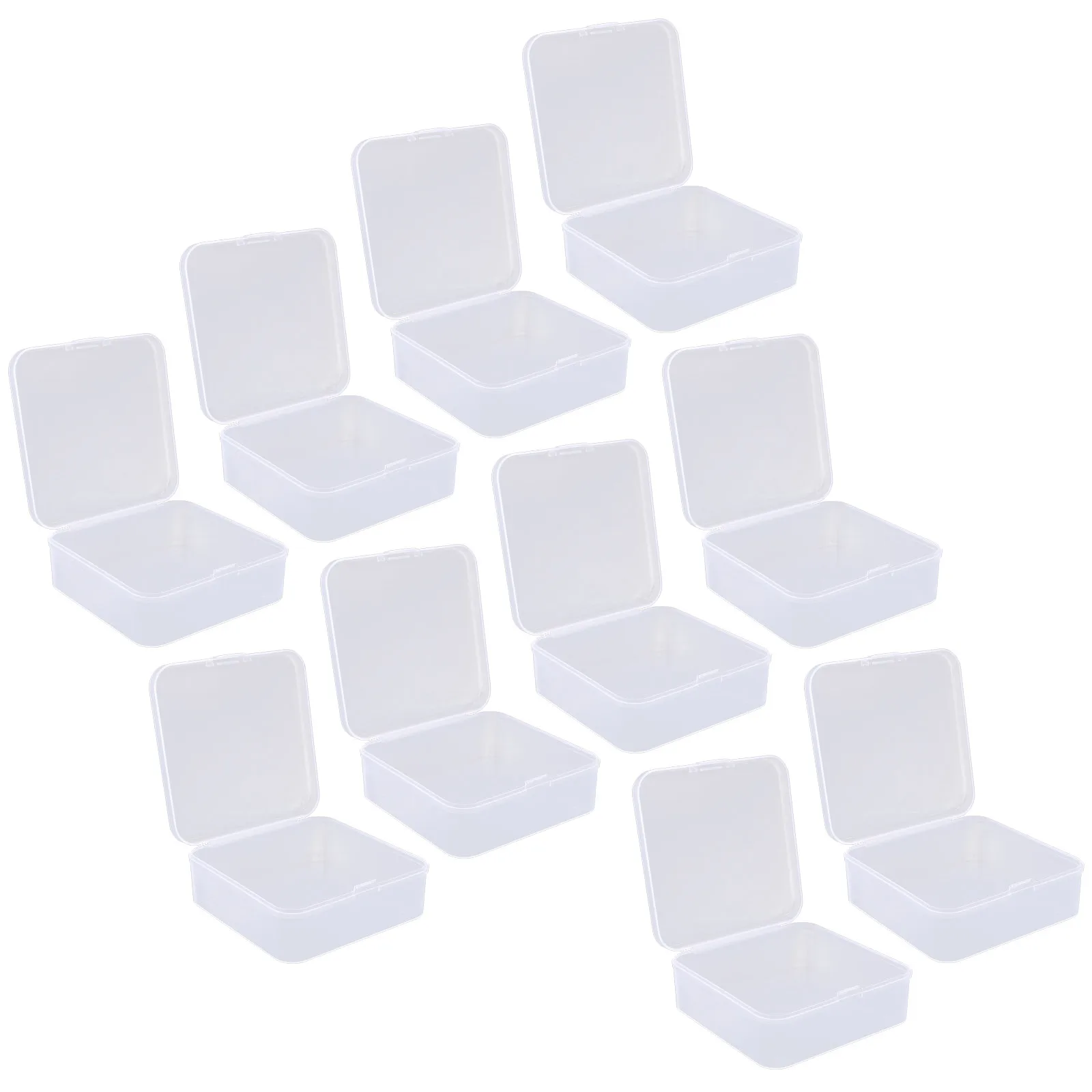 

10pcs Travel Soap Box Clear Portable Soap Container Household Shower Storage Holder For Bathroom Accessories Sealed