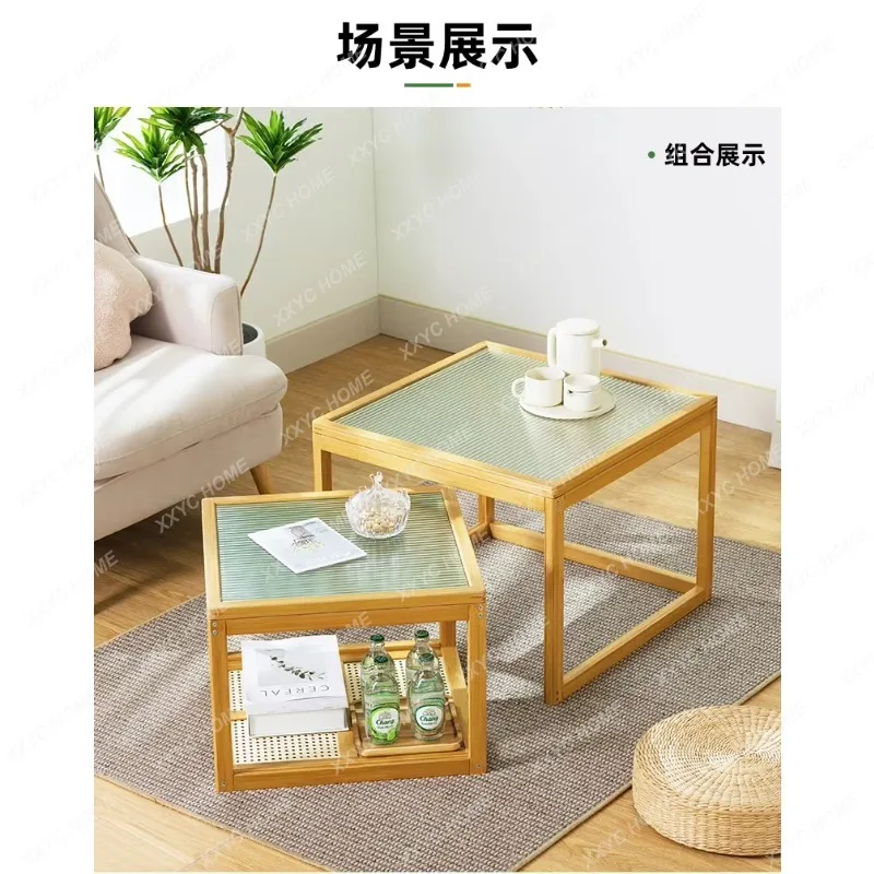 XXKawaii Luxury Coffee Table Trau Living Room Small Bed  Coffe Table Mesa Lateral Minimalist Furniture Home