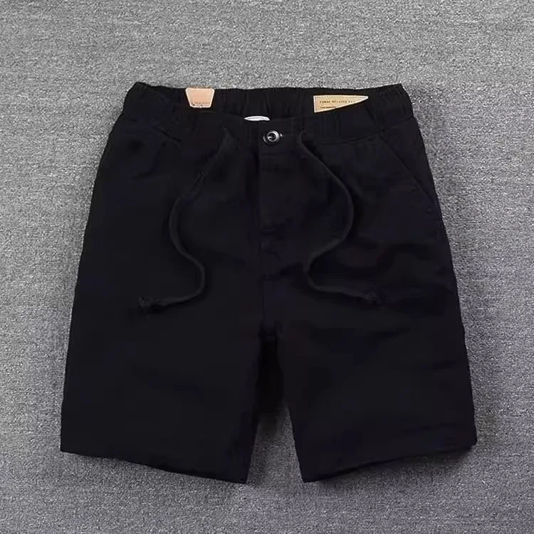 Men's Casual Cotton Work Shorts Loose Fit Summer Wear Resistant to Dirt Five-Quarter Length Comfortable for Daily Use