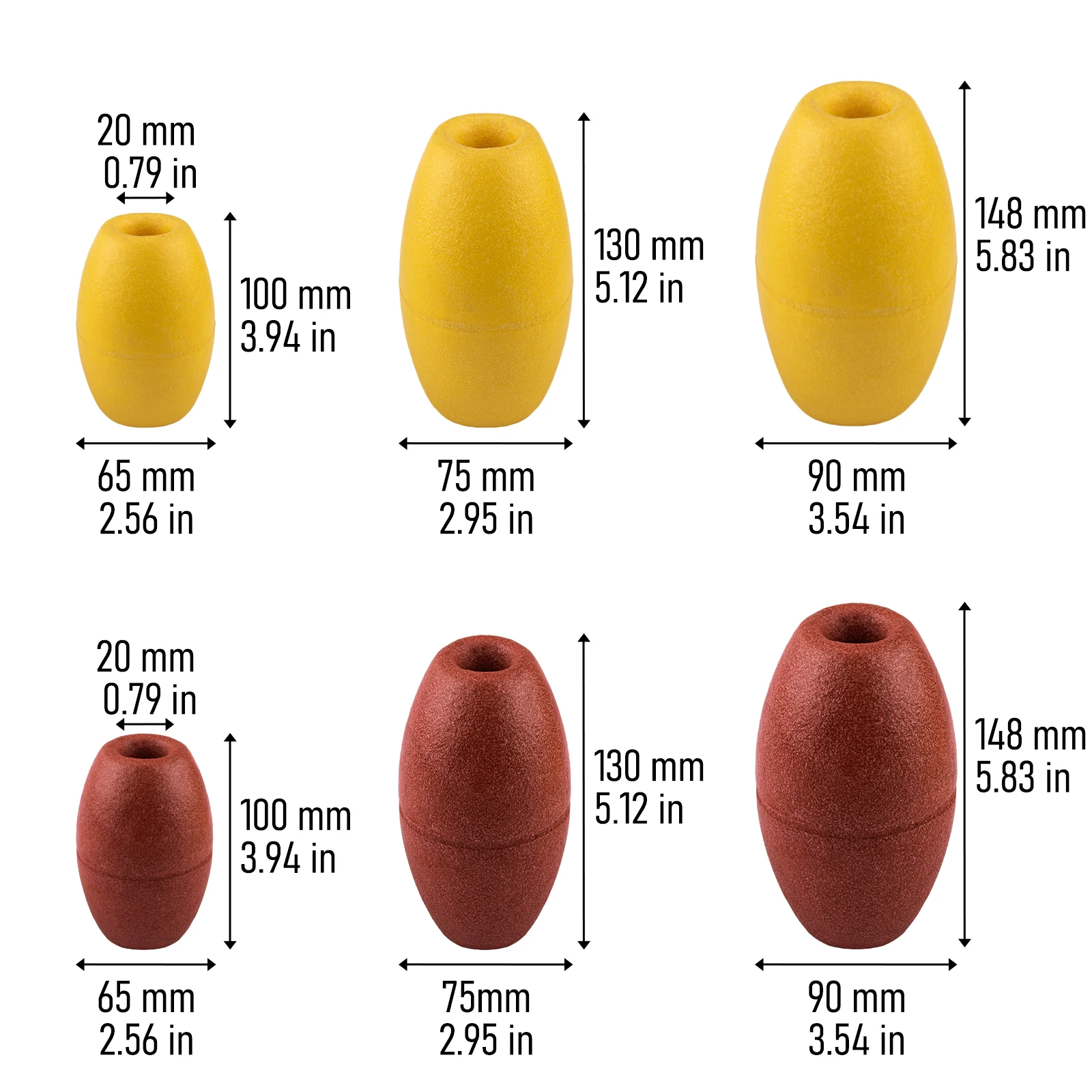 4pcs Fishing Buoys Float Fishing Marker Buoys Deep Water Fishing Bobber Crab Pot Heavy Duty Drift Anchor Rope Fishing Float