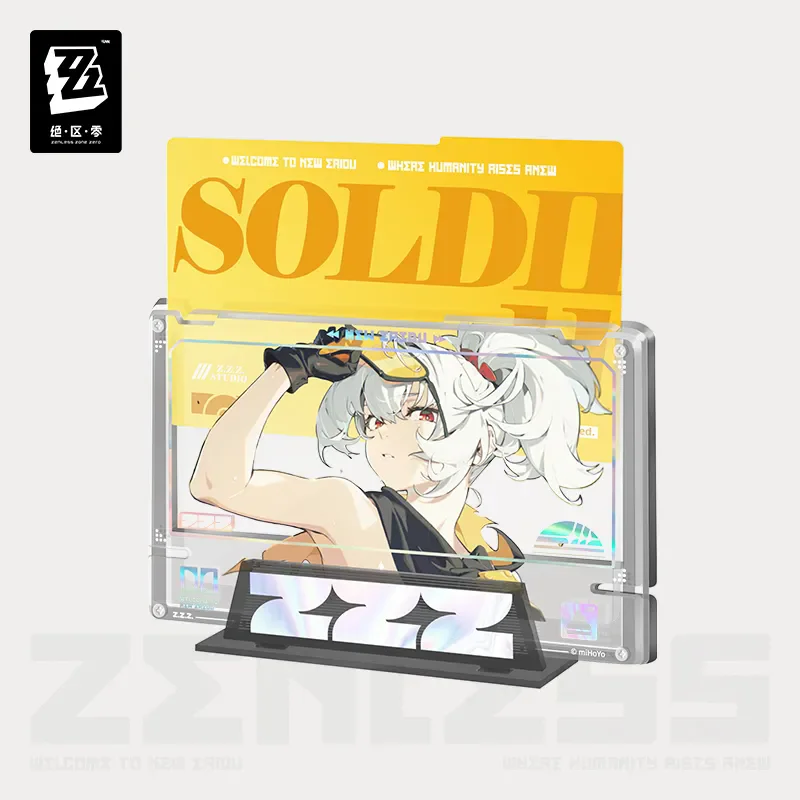 Официальная серия miHoYo Zenless Zone Zero YH с фиксированной рамкой, набор акриловых вставок Obol Squad Soldier 11, аниме-орнамент, подарки на Хэллоуин